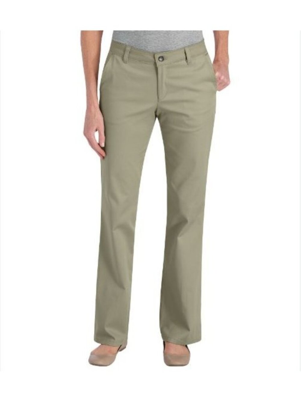 Dickies‎ Durable Pants Womens Size 10 Tan Relaxed Fit Workwear